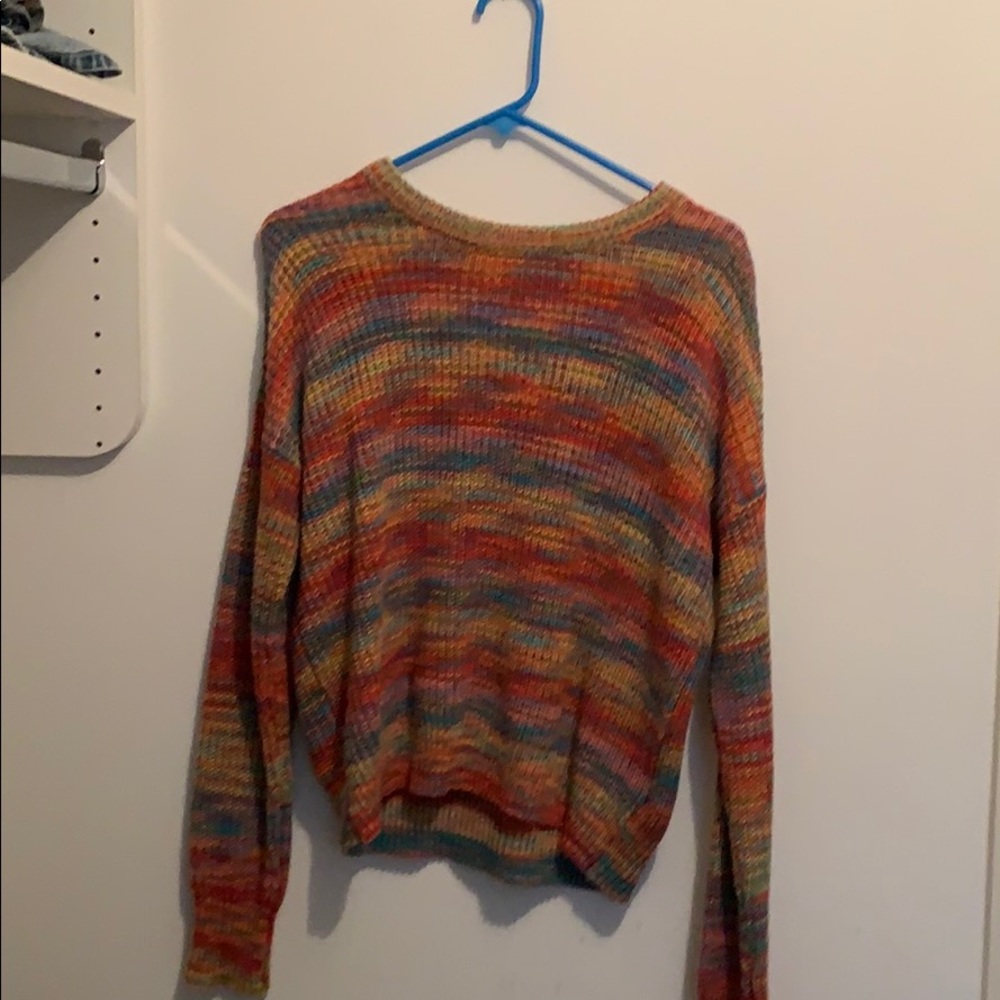 urban outfitter colorful sweater size medium